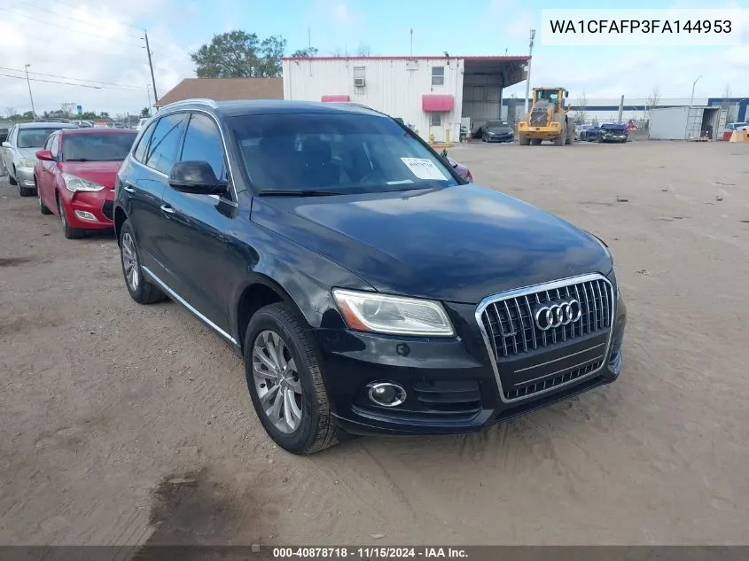 2015 Audi Q5 2.0T Premium VIN: WA1CFAFP3FA144953 Lot: 40878718