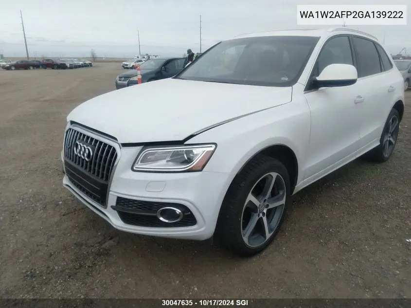 2016 Audi Q5 Technik/S-Line VIN: WA1W2AFP2GA139222 Lot: 30047635