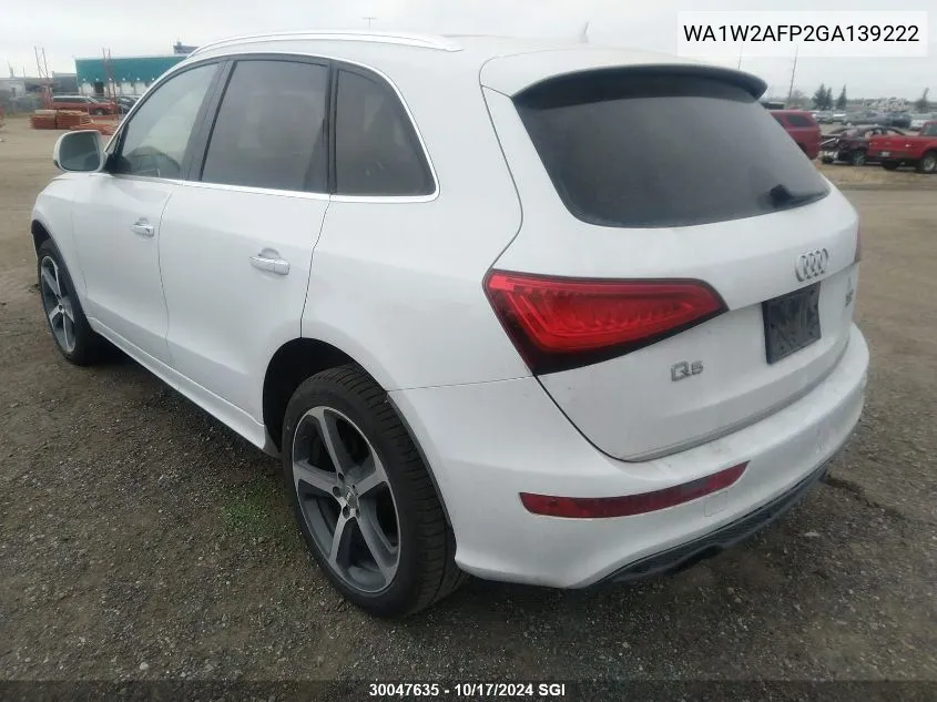 2016 Audi Q5 Technik/S-Line VIN: WA1W2AFP2GA139222 Lot: 30047635