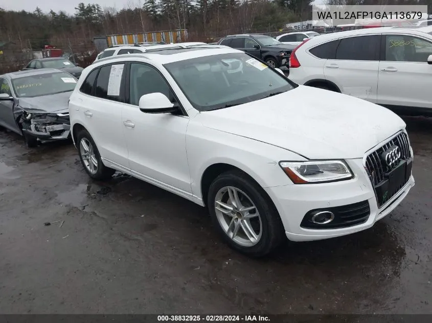 2016 Audi Q5 2.0T Premium VIN: WA1L2AFP1GA113679 Lot: 38832925