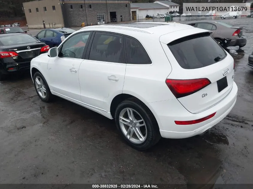 2016 Audi Q5 2.0T Premium VIN: WA1L2AFP1GA113679 Lot: 38832925