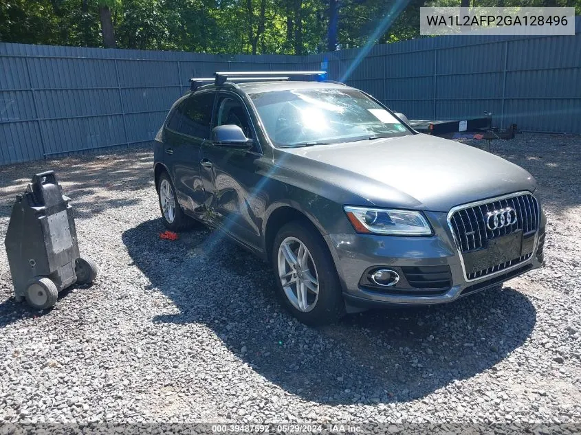 2016 Audi Q5 2.0T Premium VIN: WA1L2AFP2GA128496 Lot: 39487592