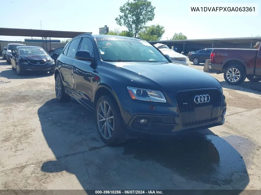 WA1DVAFPXGA063361 2016 Audi Q5 3.0 Tdi Premium Plus