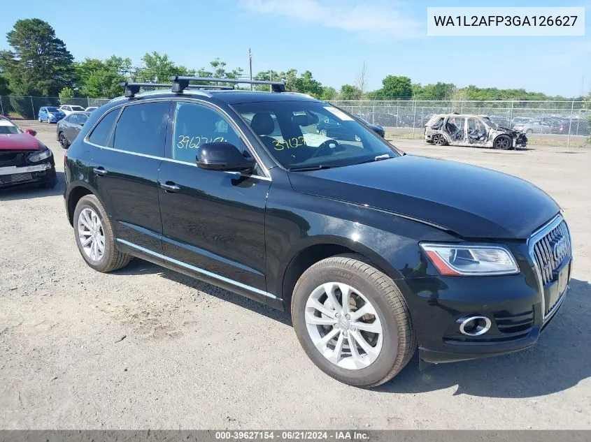 2016 Audi Q5 2.0T Premium VIN: WA1L2AFP3GA126627 Lot: 39627154