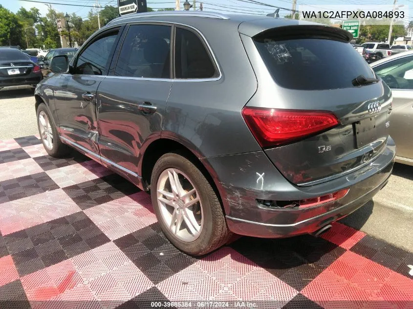 2016 Audi Q5 2.0T Premium VIN: WA1C2AFPXGA084893 Lot: 39685384