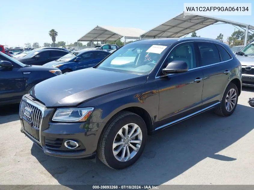 2016 Audi Q5 2.0T Premium VIN: WA1C2AFP9GA064134 Lot: 39893268