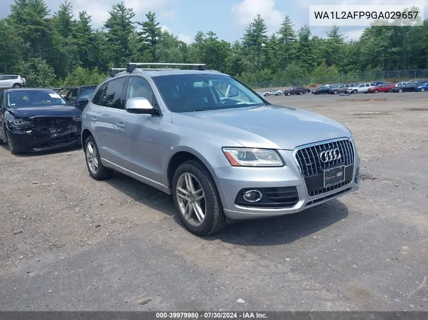 2016 Audi Q5 2.0T Premium VIN: WA1L2AFP9GA029657 Lot: 39979980