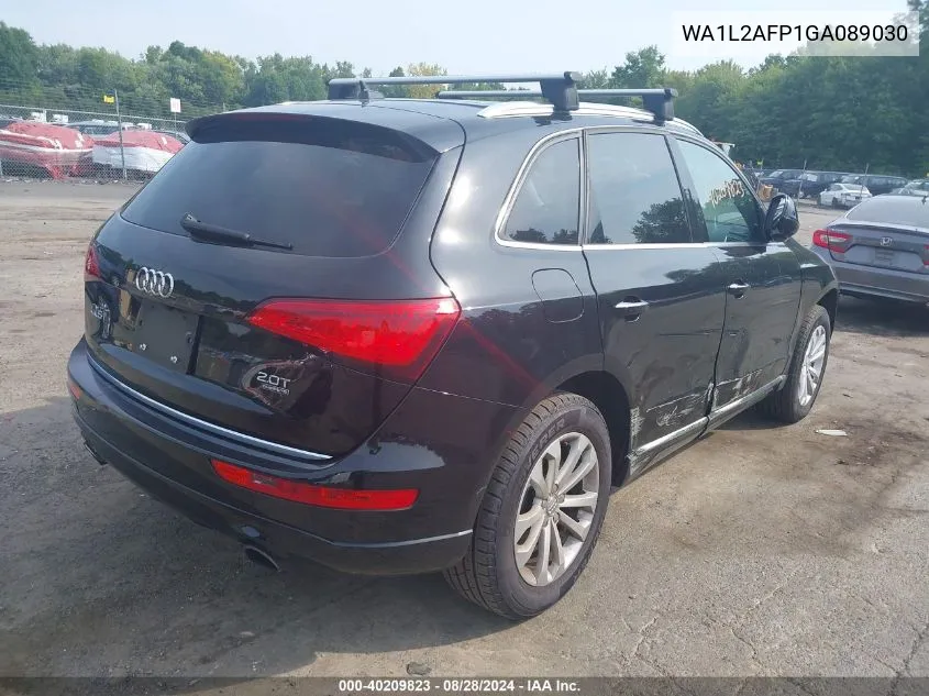 2016 Audi Q5 2.0T Premium VIN: WA1L2AFP1GA089030 Lot: 40209823