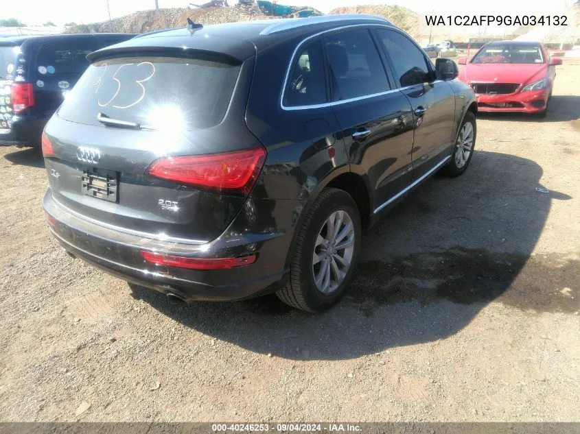 2016 Audi Q5 Premium VIN: WA1C2AFP9GA034132 Lot: 40246253