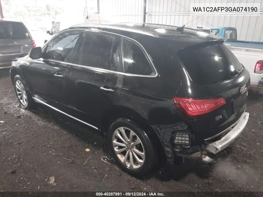 2016 Audi Q5 2.0T Premium VIN: WA1C2AFP3GA074190 Lot: 40287891