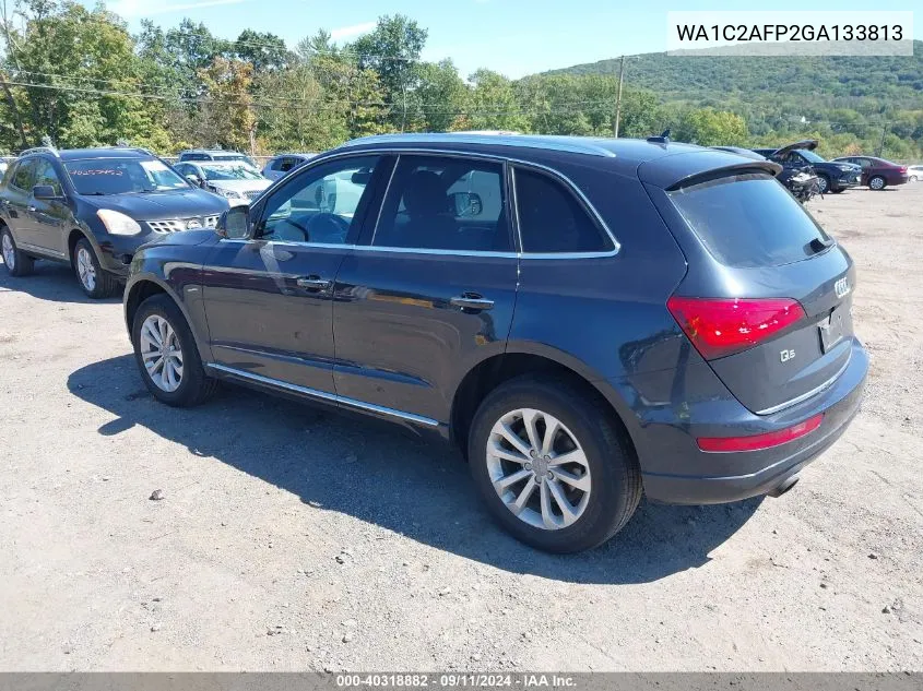 2016 Audi Q5 2.0T Premium VIN: WA1C2AFP2GA133813 Lot: 40318882