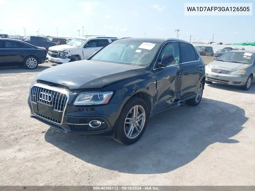 2016 Audi Q5 3.0T Premium Plus VIN: WA1D7AFP3GA126505 Lot: 40366112