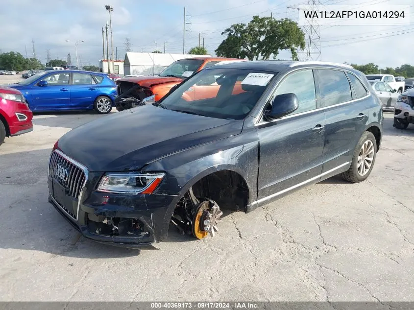 2016 Audi Q5 Premium Plus VIN: WA1L2AFP1GA014294 Lot: 40369173