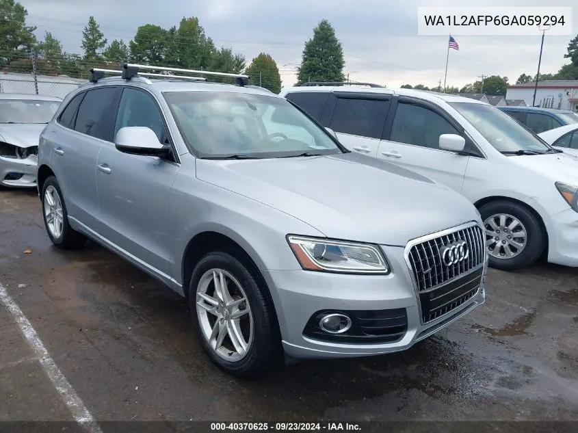 2016 Audi Q5 2.0T Premium VIN: WA1L2AFP6GA059294 Lot: 40370625