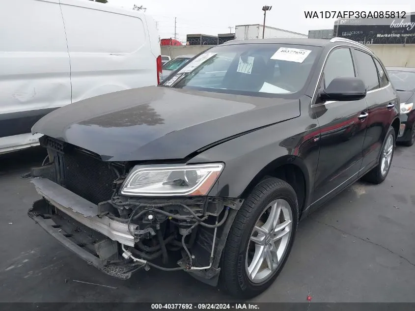 2016 Audi Q5 3.0T Premium Plus VIN: WA1D7AFP3GA085812 Lot: 40377692