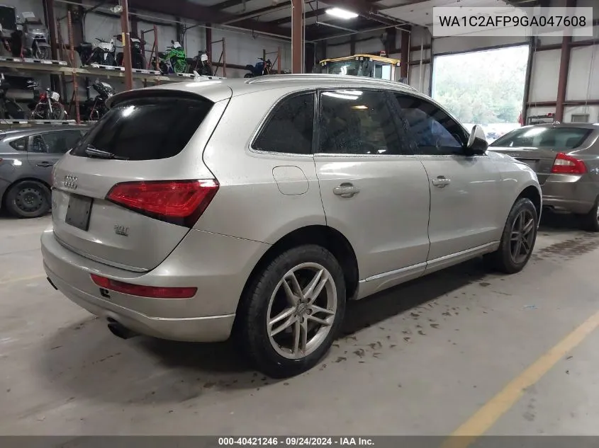 2016 Audi Q5 Premium VIN: WA1C2AFP9GA047608 Lot: 40421246