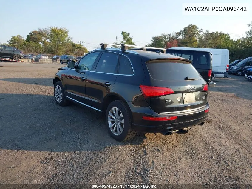 WA1C2AFP0GA093442 2016 Audi Q5 2.0T Premium