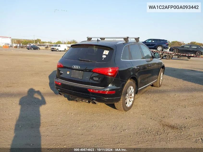 WA1C2AFP0GA093442 2016 Audi Q5 2.0T Premium