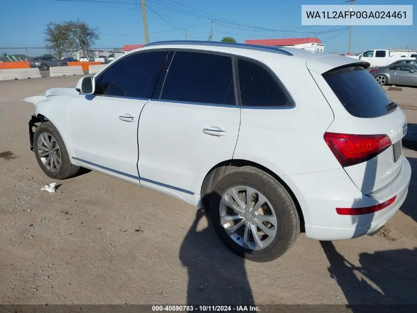 2016 Audi Q5 2.0T Premium VIN: WA1L2AFP0GA024461 Lot: 40590783