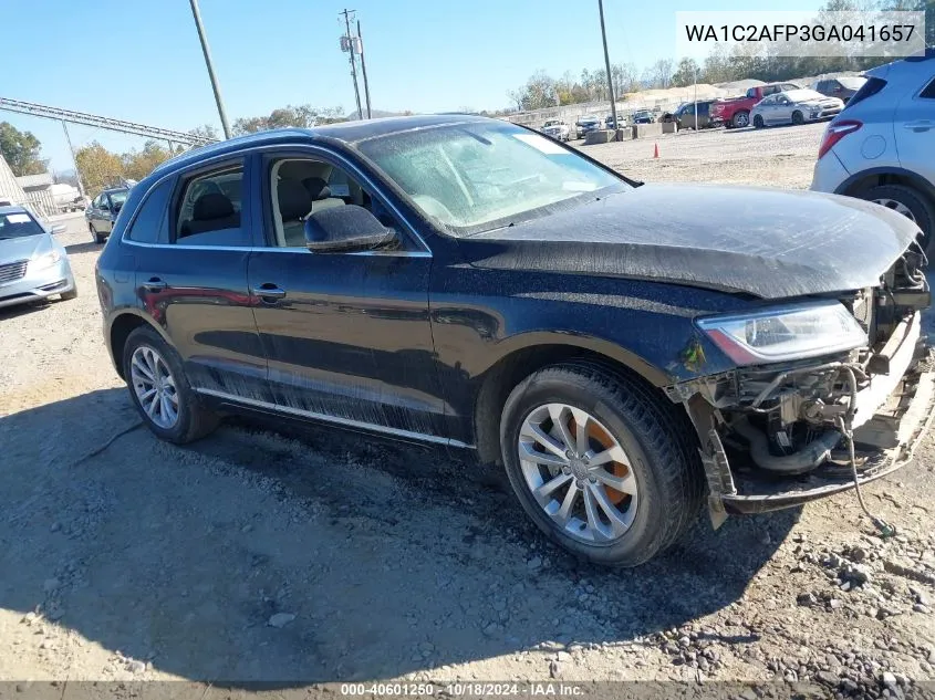 2016 Audi Q5 2.0T Premium VIN: WA1C2AFP3GA041657 Lot: 40601250