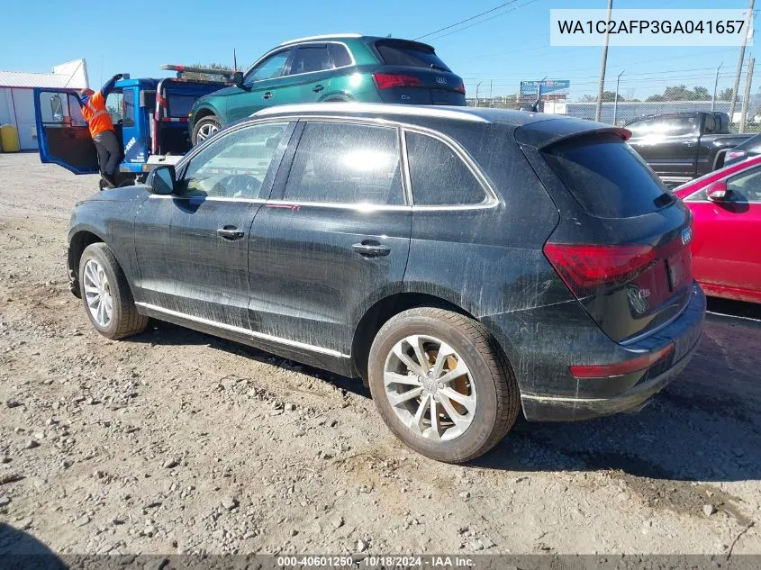 2016 Audi Q5 2.0T Premium VIN: WA1C2AFP3GA041657 Lot: 40601250