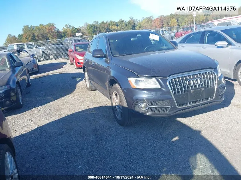 2016 Audi Q5 3.0T Premium Plus VIN: WA1D7AFP4GA114976 Lot: 40614541