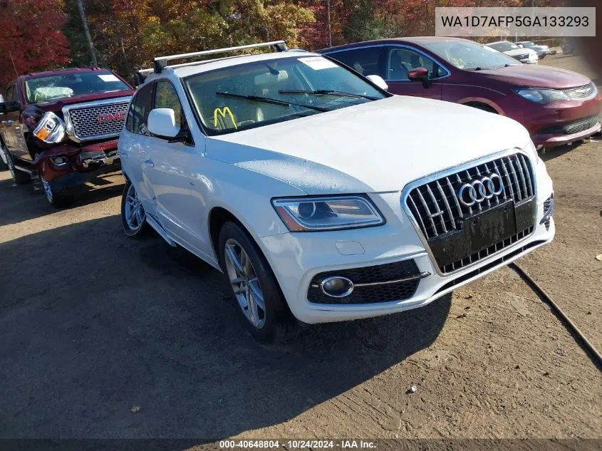 2016 Audi Q5 3.0T Premium Plus VIN: WA1D7AFP5GA133293 Lot: 40648804