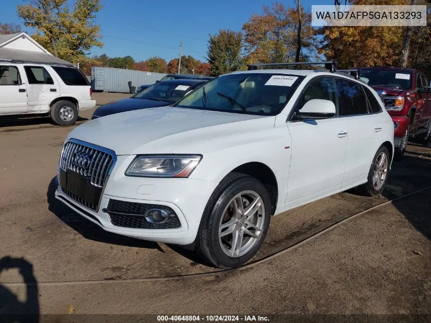 2016 Audi Q5 3.0T Premium Plus VIN: WA1D7AFP5GA133293 Lot: 40648804