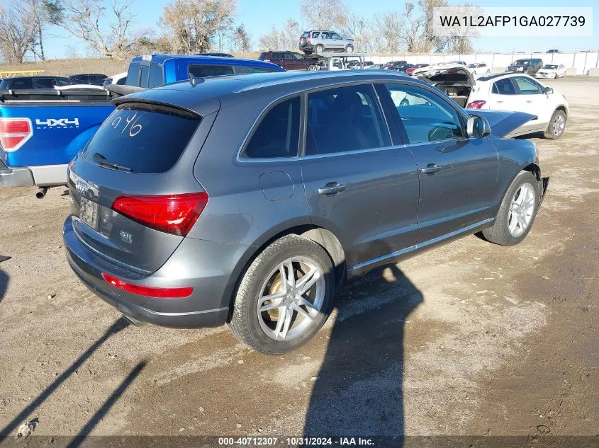 2016 Audi Q5 2.0T Premium VIN: WA1L2AFP1GA027739 Lot: 40712307