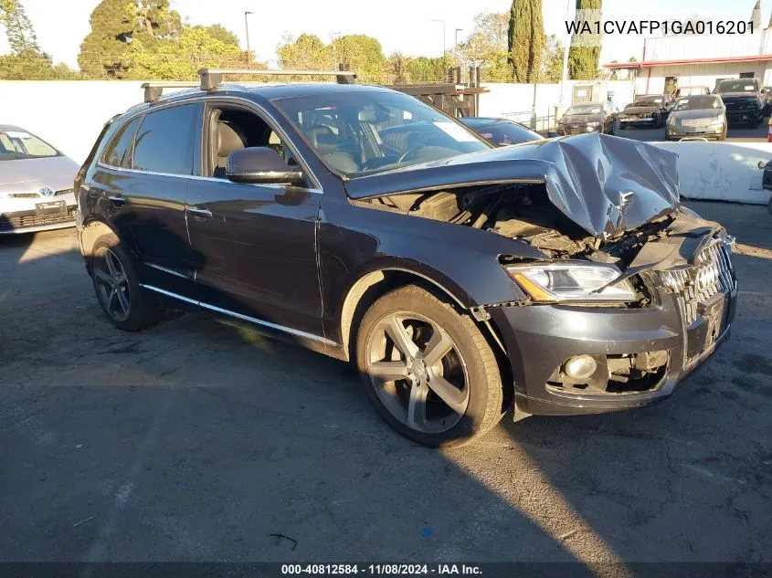 2016 Audi Q5 3.0 Tdi Premium Plus VIN: WA1CVAFP1GA016201 Lot: 40812584