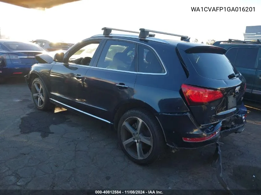 2016 Audi Q5 3.0 Tdi Premium Plus VIN: WA1CVAFP1GA016201 Lot: 40812584