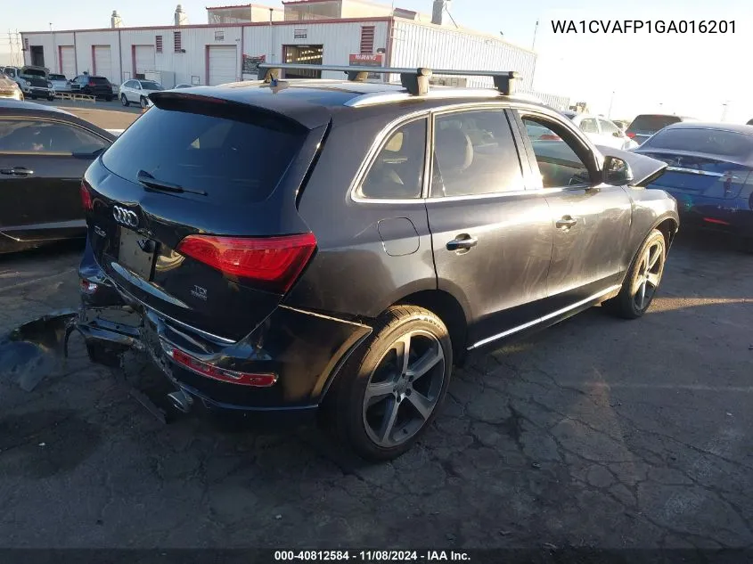 2016 Audi Q5 3.0 Tdi Premium Plus VIN: WA1CVAFP1GA016201 Lot: 40812584