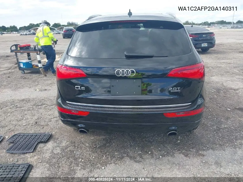 2016 Audi Q5 2.0T Premium VIN: WA1C2AFP2GA140311 Lot: 40828024