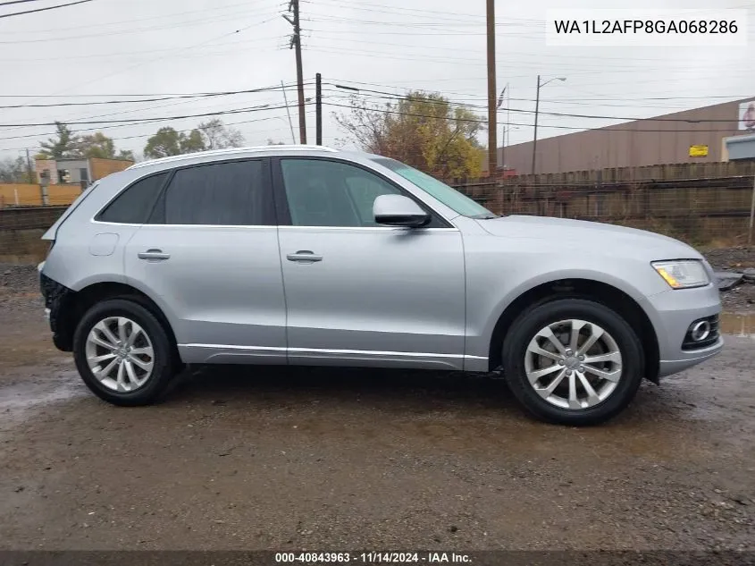 2016 Audi Q5 2.0T Premium VIN: WA1L2AFP8GA068286 Lot: 40843963