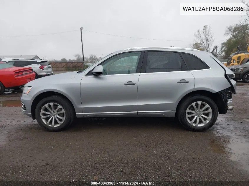 2016 Audi Q5 2.0T Premium VIN: WA1L2AFP8GA068286 Lot: 40843963