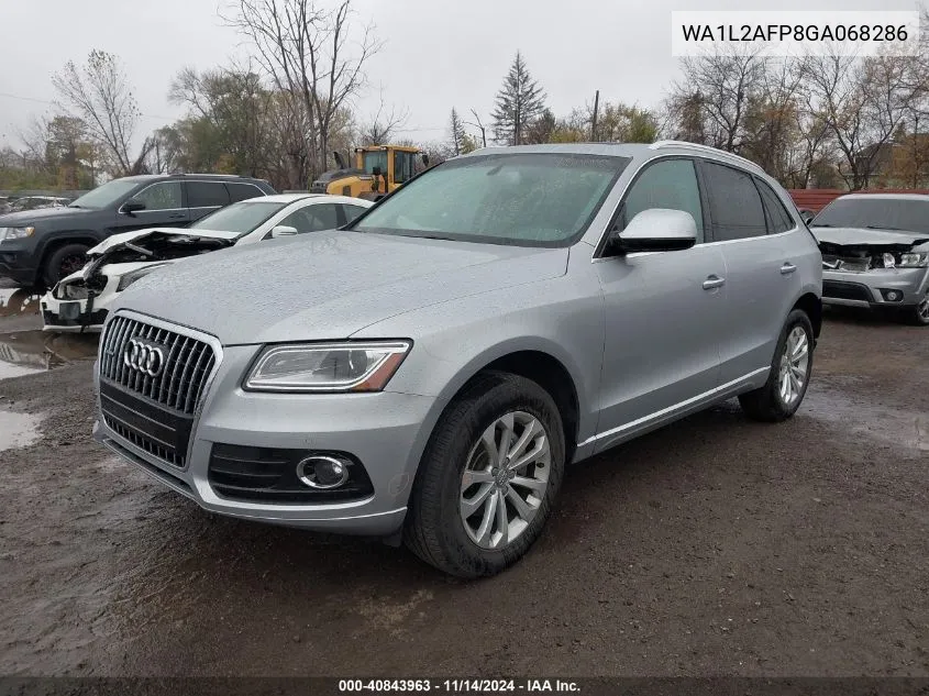 2016 Audi Q5 2.0T Premium VIN: WA1L2AFP8GA068286 Lot: 40843963