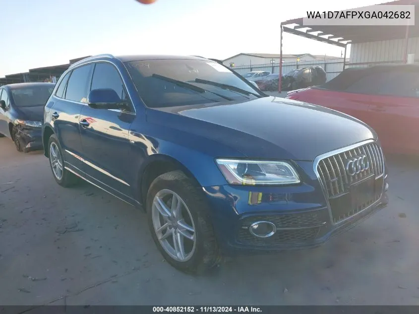 2016 Audi Q5 3.0T Premium Plus VIN: WA1D7AFPXGA042682 Lot: 40852152