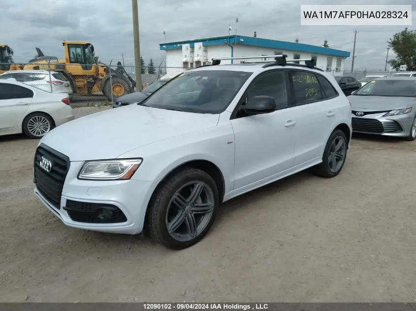 2017 Audi Q5 VIN: WA1M7AFP0HA028324 Lot: 12090102