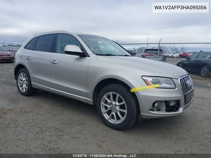 2017 Audi Q5 VIN: WA1V2AFP3HA095356 Lot: 12153718