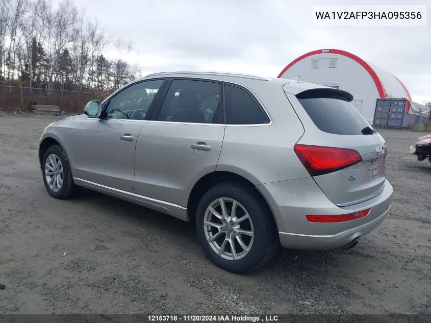 2017 Audi Q5 VIN: WA1V2AFP3HA095356 Lot: 12153718