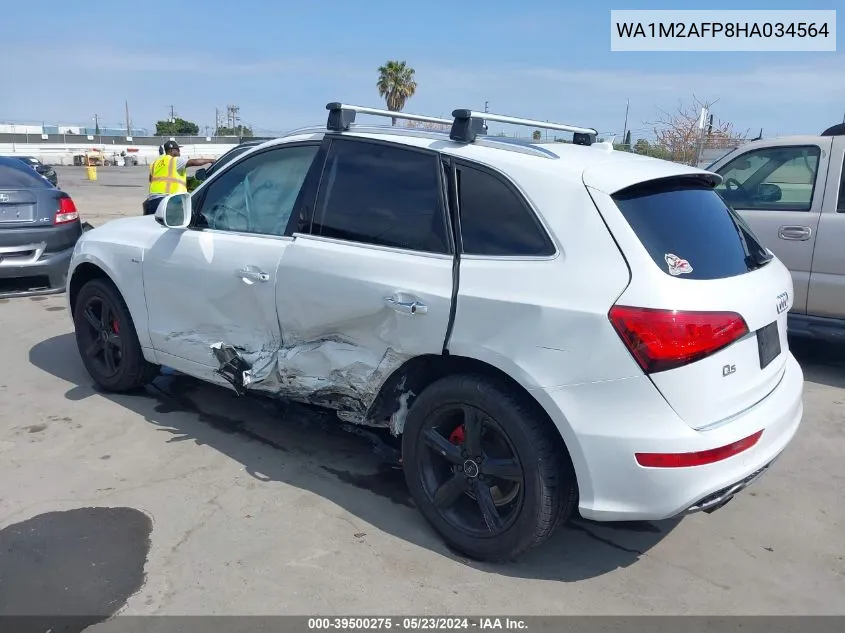 2017 Audi Q5 2.0T Premium VIN: WA1M2AFP8HA034564 Lot: 39500275