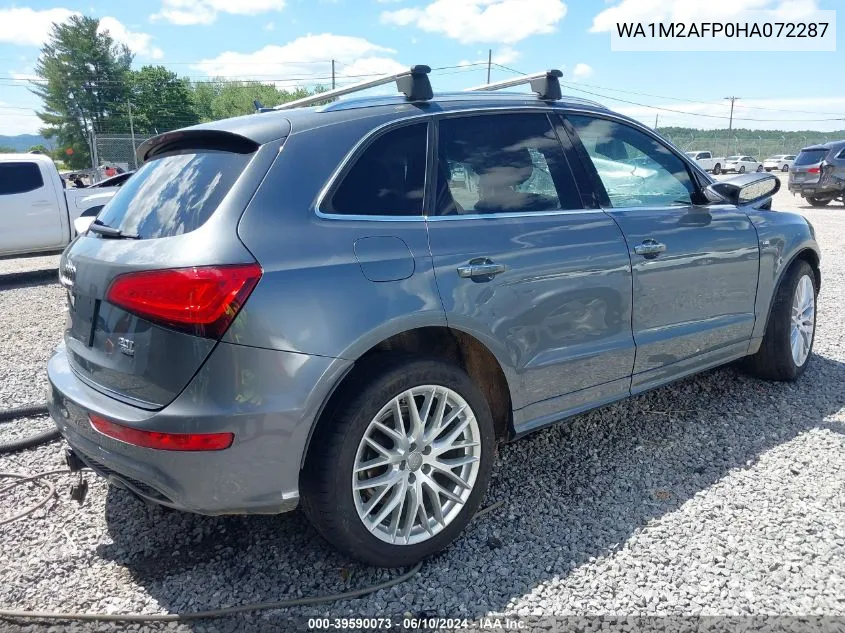 2017 Audi Q5 2.0T Premium VIN: WA1M2AFP0HA072287 Lot: 39590073