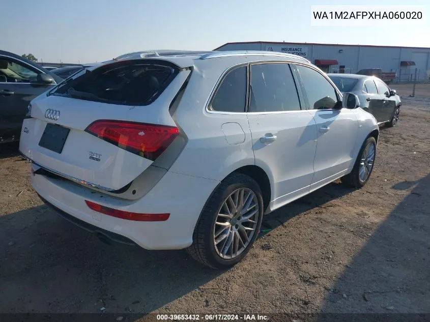 2017 Audi Q5 2.0T Premium VIN: WA1M2AFPXHA060020 Lot: 39653432