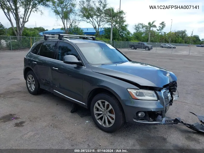 2017 Audi Q5 2.0T Premium VIN: WA1C2AFP5HA007141 Lot: 39723315