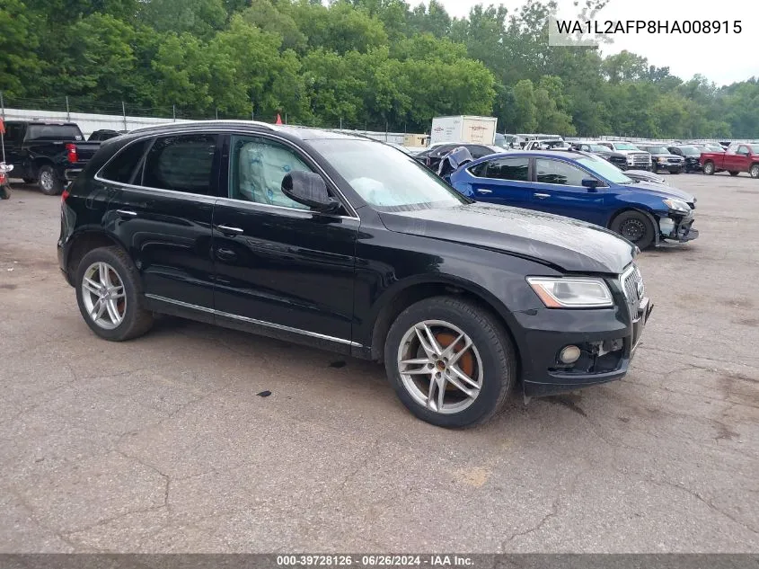 2017 Audi Q5 2.0T Premium VIN: WA1L2AFP8HA008915 Lot: 39728126