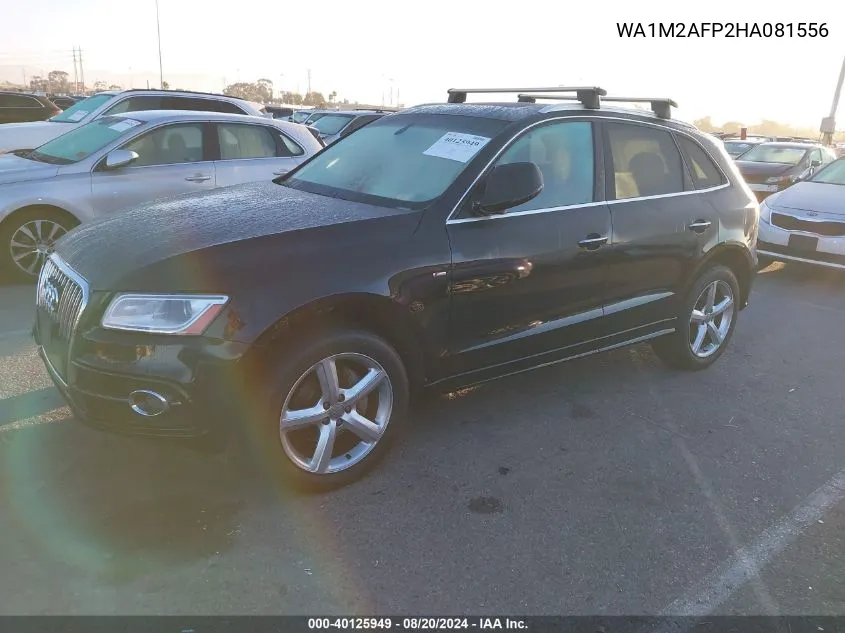 2017 Audi Q5 Premium Plus VIN: WA1M2AFP2HA081556 Lot: 40125949