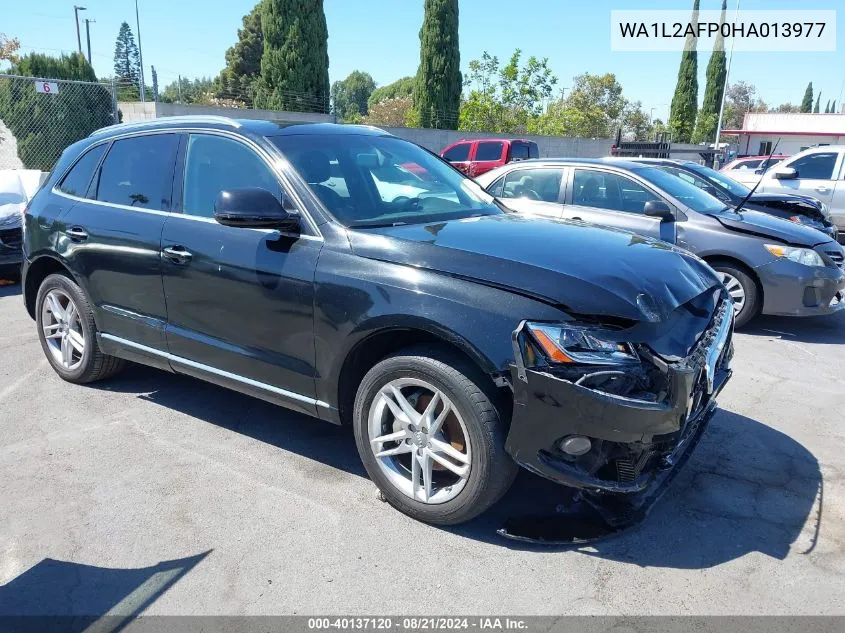 2017 Audi Q5 2.0T Premium VIN: WA1L2AFP0HA013977 Lot: 40137120