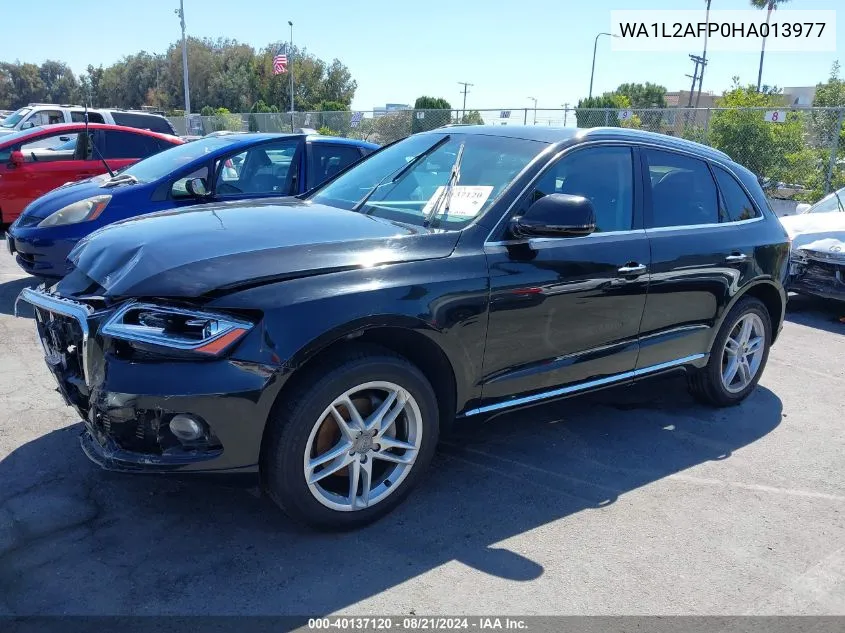 2017 Audi Q5 2.0T Premium VIN: WA1L2AFP0HA013977 Lot: 40137120