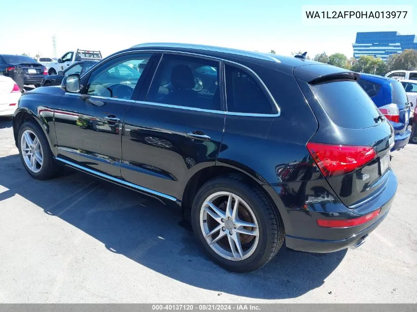 2017 Audi Q5 2.0T Premium VIN: WA1L2AFP0HA013977 Lot: 40137120