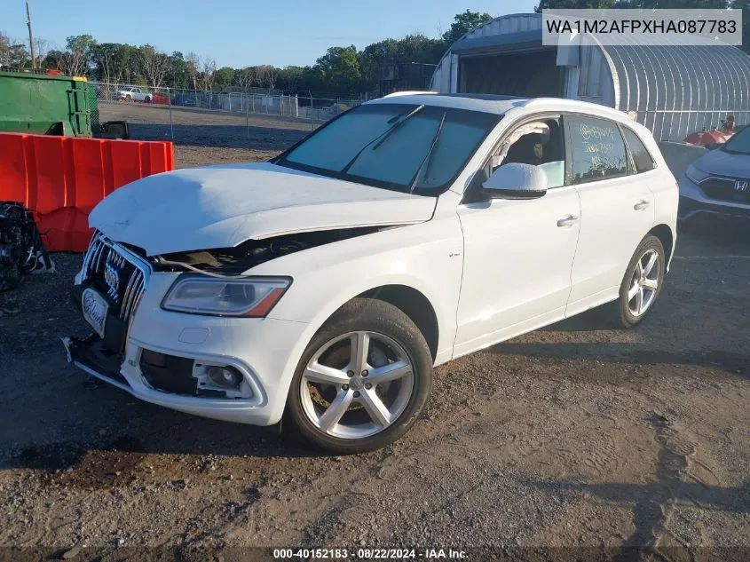 2017 Audi Q5 2.0T Premium VIN: WA1M2AFPXHA087783 Lot: 40152183